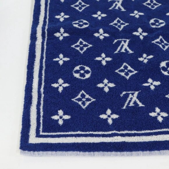 LOUIS VUITTON Monogram Beach Towel Serviette Towel Pile M77752 LV Auth yk18597V - Picture 12 of 16